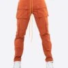 EPTM SNAP CARGO PANTS-ORANGE
