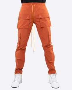 EPTM SNAP CARGO PANTS-ORANGE