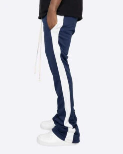 EPTM FLARED TRACK PANTS-NAVY/IVORY -EPTM 000149893456EF9B M