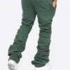 EPTM STACKED SWEATPANTS-HUNTER GREEN