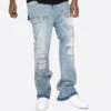 EPTM OUTLOOK FLARE JEANS-DENIM BLUE
