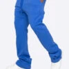 EPTM FRENCH TERRY FLARE PANTS-ROYAL