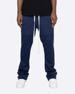 EPTM FLARED TRACK PANTS-NAVY/IVORY -EPTM 0001498939899AC2 M