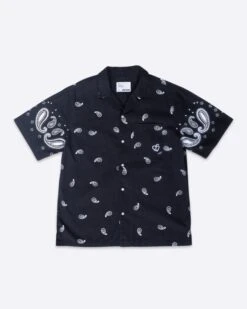EPTM X PASCAL VINTAGE PAISLEY SHIRT-BLACK