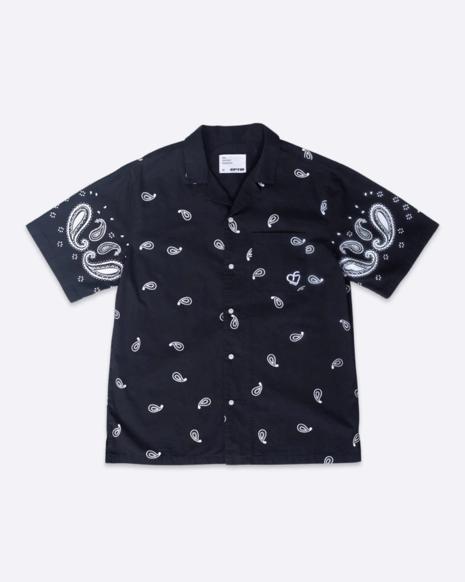 EPTM X PASCAL VINTAGE PAISLEY SHIRT-BLACK 1 EPTM X PASCAL VINTAGE PAISLEY SHIRT-BLACK