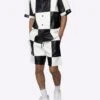 EPTM CHECKER SHORT-BLACK/WHITE