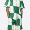 EPTM CHECKER SHIRT-GREEN/WHITE
