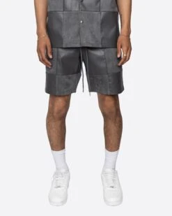 EPTM CHECKER SHORTS-GREY