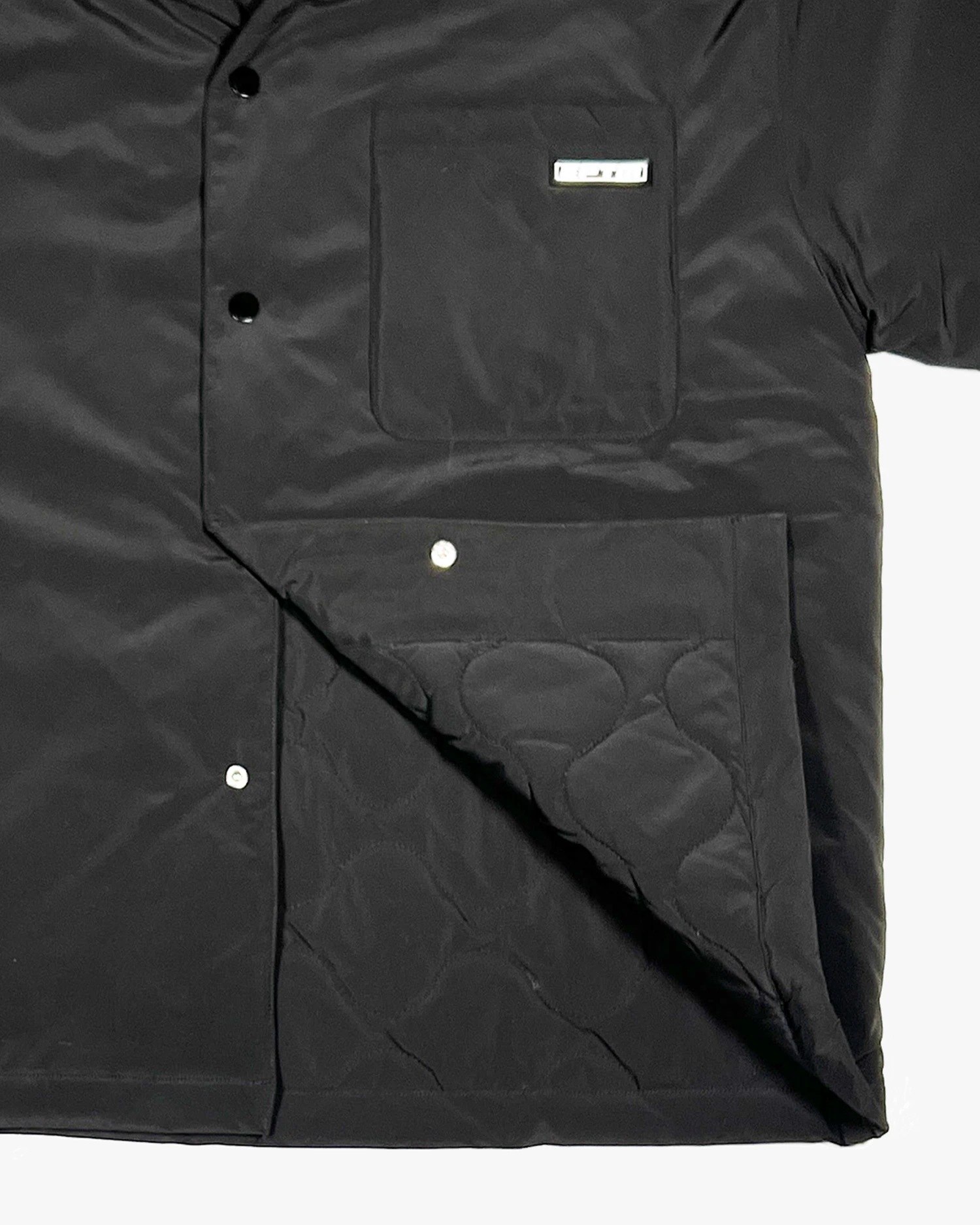 EPTM PUFFER SHIRT-BLACK 4 EPTM PUFFER SHIRT-BLACK - Image 4