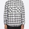 EPTM HEAVY FLANNEL SHIRT-BLACK