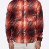 EPTM HEAVY FLANNEL SHIRT-ORANGE