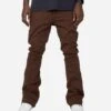 EPTM NINE FLARE PANTS-BROWN