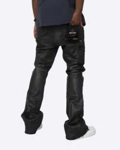 EPTM MACKY FLARE WAX PANTS-BLACK -EPTM EcomApril 9