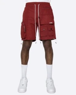 EPTM HYPER CARGO SHORTS-BURGUNDY
