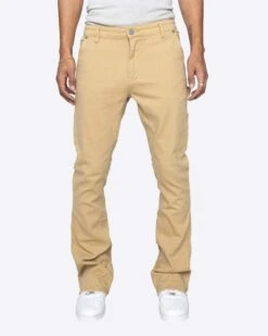 EPTM NINE FLARE PANTS-KHAKI -EPTM JSP 0032