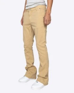 EPTM NINE FLARE PANTS-KHAKI -EPTM JSP 0034