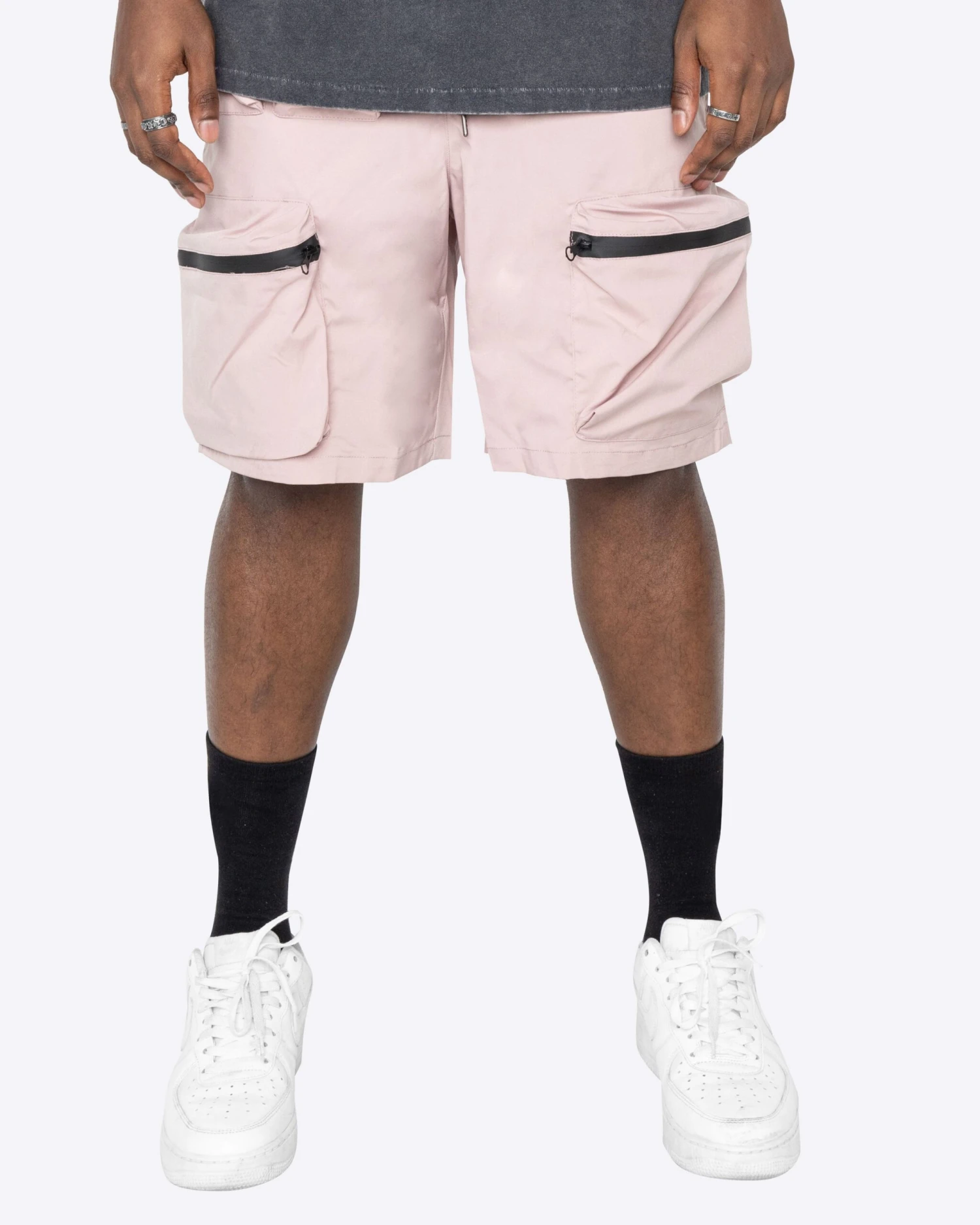 EPTM COMBAT CARGO SHORTS-DUSTY PINK 2 EPTM COMBAT CARGO SHORTS-DUSTY PINK - Image 2