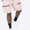 EPTM COMBAT CARGO SHORTS-DUSTY PINK