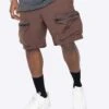 EPTM COMBAT CARGO SHORTS-BROWN