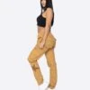 EPTM WOMEN STARDOM CARGO PANTS-KHAKI