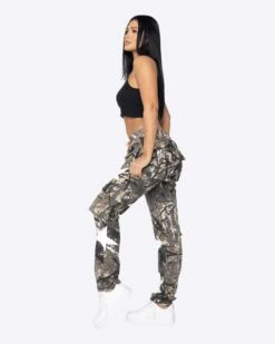 EPTM WOMEN STARDOM CARGO PANTS-HUNTER CAMO -EPTM JSP 0785