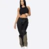 EPTM WOMEN METROPOLE TRACK PANTS-BLACK