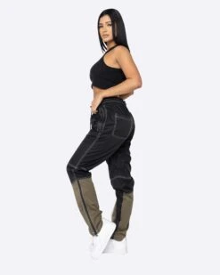 EPTM WOMEN METROPOLE TRACK PANTS-BLACK -EPTM JSP 0813