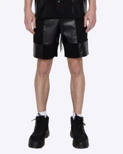 EPTM CHECKER SHORTS-BLACK