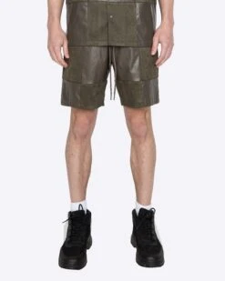 EPTM CHECKER SHORTS-OLIVE