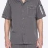 EPTM REWORK SNAP SHIRT-CHARCOAL