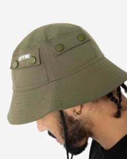 EPTM SNAP BUTTON BUCKET HATS-OLIVE -EPTM JSP 2150