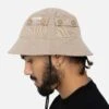 EPTM SNAP BUTTON BUCKET HATS-KHAKI