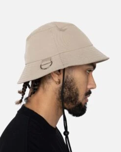 EPTM SNAP BUTTON BUCKET HATS-KHAKI -EPTM JSP 2171