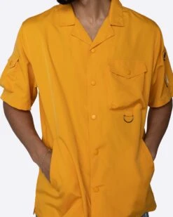 EPTM SNAP BUTTON SHIRTS-MUSTARD