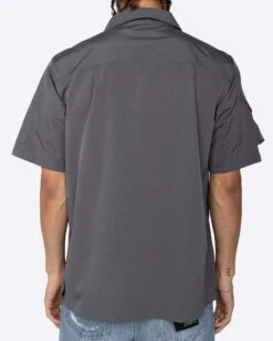 EPTM SNAP BUTTON SHIRTS-CHARCOAL -EPTM JSP 2338