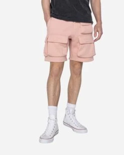 EPTM XLBOYZ STUDIO SHORTS-DUSTY PINK