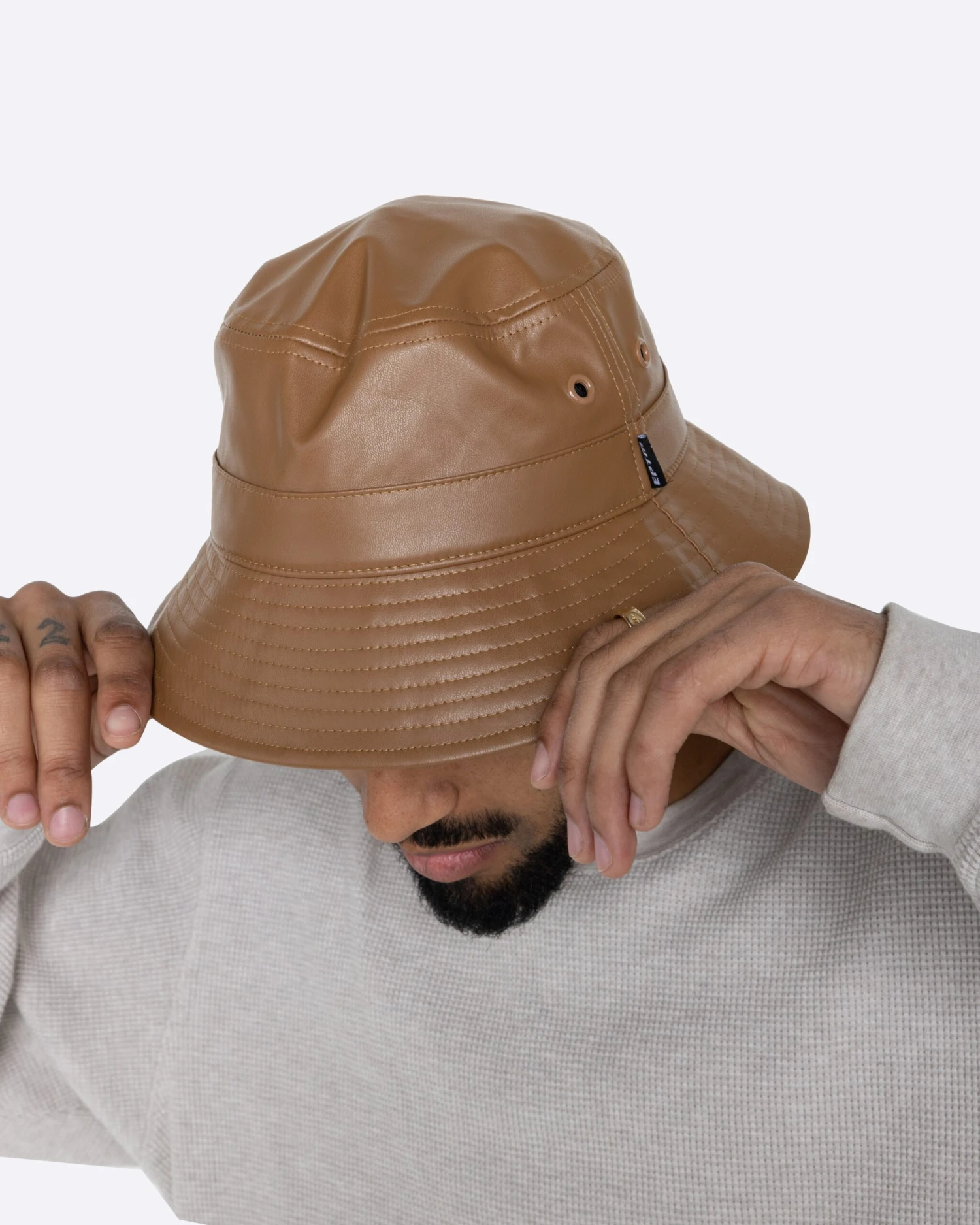 EPTM BAYMAN BUCKET HAT-KHAKI 3 EPTM BAYMAN BUCKET HAT-KHAKI - Image 3