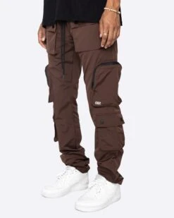 DAVE EAST "DOPE BOY" CARGOS-DARK BROWN [RESTOCK]
