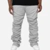 EPTM XLBOYZ STACKED SWEATPANTS-HEATHER GREY