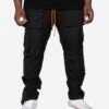 EPTM XLBOYZ SNAP CARGO PANTS-BLACK