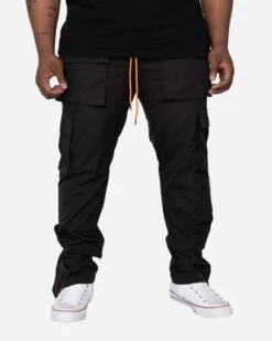 EPTM XLBOYZ SNAP CARGO PANTS-BLACK