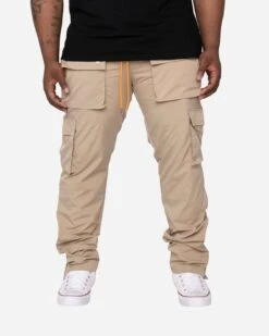 EPTM 3 EPTM XLBOYZ SNAP CARGO PANTS-KHAKI