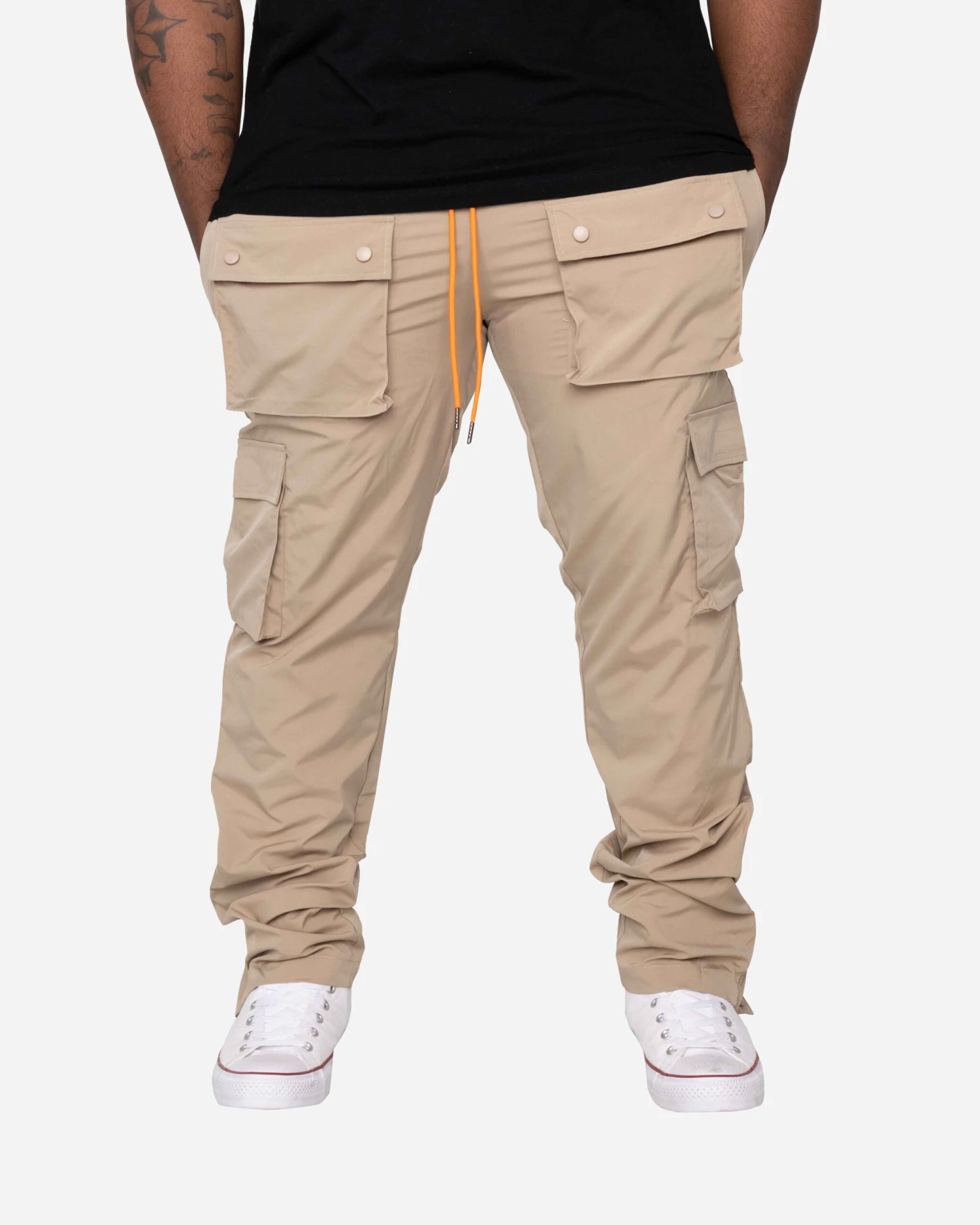 EPTM XLBOYZ SNAP CARGO PANTS-KHAKI 2 EPTM XLBOYZ SNAP CARGO PANTS-KHAKI - Image 2