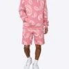 EPTM PUFFY HOODIE-PINK