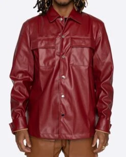 EPTM GOPACHI CARGO SHIRT-BURGUNDY