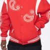 EPTM PAISLEY VARSITY JACKET-RED