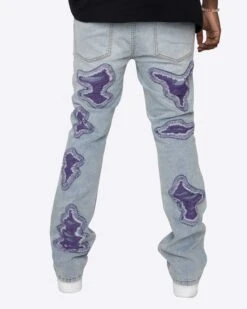 EPTM SKELETOR FLARE DENIM-PURPLE -EPTM JSP 4313