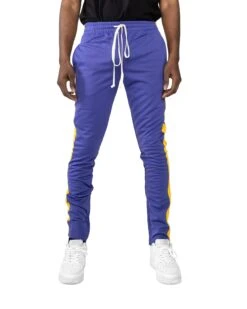 EPTM PURPLE/YELLOW-TRACK PANTS -EPTM JSP 4448 2