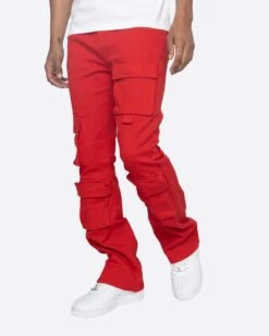 EPTM BACKLOT CARGO PANTS-RED -EPTM JSP 4883