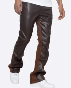 EPTM JALEN FLARE PANTS-CHOCOLATE